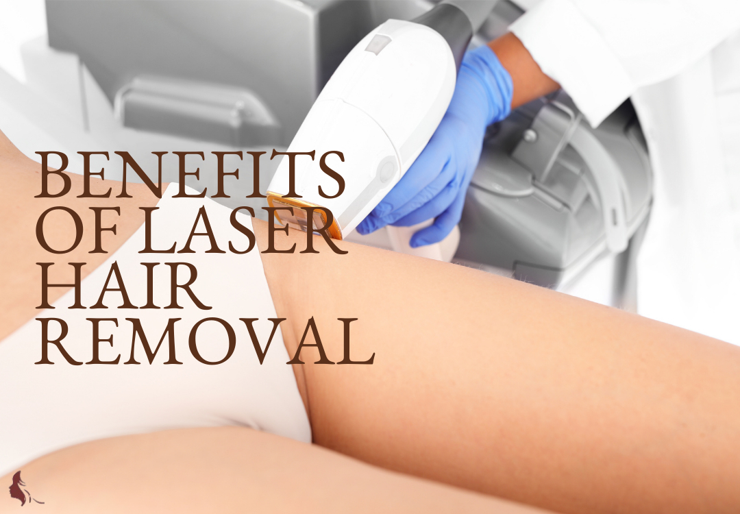 Benefits of Laser Hair Removal: Image of a woman having laser hair removal treatments performed on her bikini line.